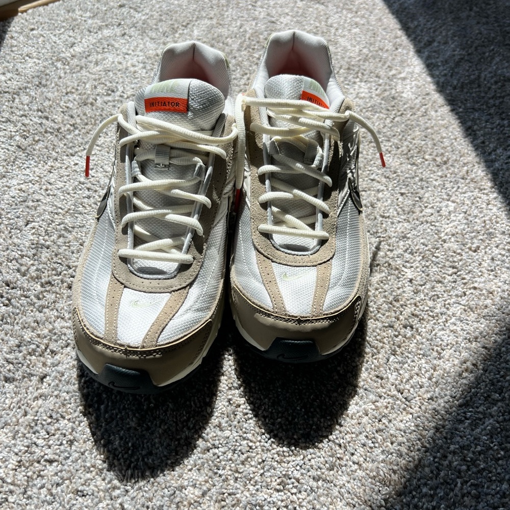 Nike Initiator Beige and White Sneakers size 13